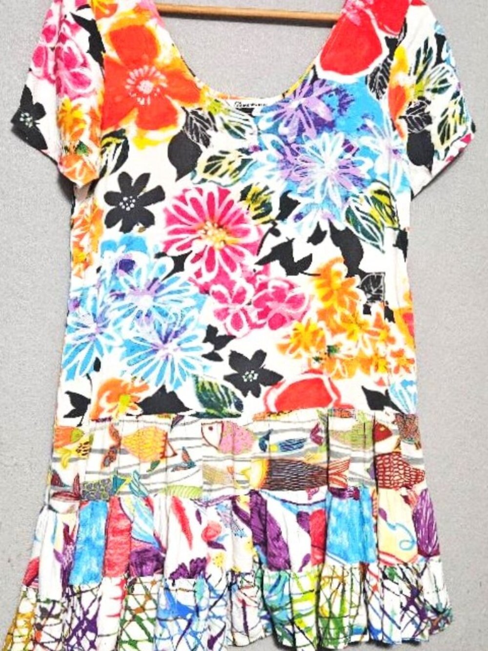JAMS WORLD VINTAGE 90s EPHIPHANY HATTIE MINI DRESS SIZE SMALL